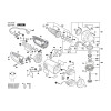 Vue éclatée Bosch GWS26-230JBV 3601H56S00 #01