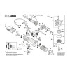 Vue éclatée Bosch GWS7-115 3601C88101 #01