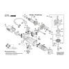 Vue éclatée Bosch GWS7-115E 3601C88201 #01