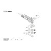 Vue éclatée Bosch GWS750 3601C94001 #02