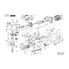 Vue éclatée Bosch GWS9-150C 0601345703 #01