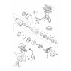 Vue éclatée Makita BTW251#01