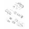 Vue éclatée Makita CL001G#01