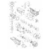 Vue éclatée Makita DA001G#01