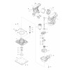 Vue éclatée Makita DBO480#01