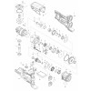 Vue éclatée Makita DDG461#01