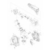 Vue éclatée Makita DFR453#01