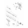 Vue éclatée Makita DFT045F#01