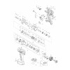 Vue éclatée Makita DFT127F#01