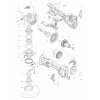 Vue éclatée Makita DGA519#01