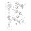 Vue éclatée Makita DGA520#01