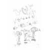 Vue éclatée Makita DTC101#01