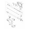 Vue éclatée Makita DVR350#01