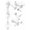 Vue éclatée Makita GA004G#01