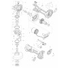 Vue éclatée Makita GA007G#01