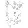 Vue éclatée Makita GA026G#01