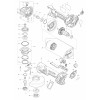 Vue éclatée Makita GA028G#01