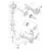 Vue éclatée Makita GA032G#01