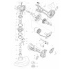 Vue éclatée Makita GA035G#01