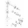 Vue éclatée Makita GA037G#01