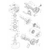 Vue éclatée Makita GA044G#01