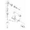 Vue éclatée Makita GA4540#01