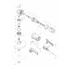 Vue éclatée Makita GA9050#01