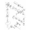 Vue éclatée Makita GA9070#01