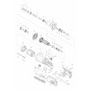 Vue éclatée Makita GD0801C#01