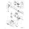 Vue éclatée Hitachi Hikoki CV350V #01