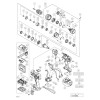 Vue éclatée Hitachi Hikoki DS14DBL #01