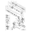 Vue éclatée Hitachi Hikoki DV18DBL2 #01