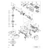 Vue éclatée Hitachi Hikoki G14DBL #01