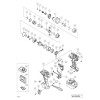 Vue éclatée Hitachi Hikoki WH14DSDL #01