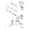 Vue éclatée Hitachi Hikoki WR14DBDL2 #01
