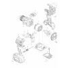 Vue éclatée Makita HP001G#01
