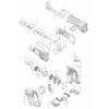 Vue éclatée Makita JR001G#01