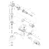 Vue éclatée Makita GA5040RZ #01