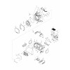 Vue éclatée Makita MR014G#01