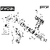 Vue éclatée Ryobi CBD961 CBD961#1#01