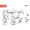 Vue éclatée Ryobi CAG180M CAG180M#1#01