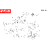 Vue éclatée Ryobi EWS1266 EWS1266#1#01