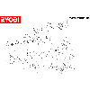 Vue éclatée Ryobi EWS1266BHG 5133000341#1#01