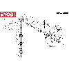 Vue éclatée Ryobi EAG750RS 5133000543#1#01