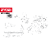 Vue éclatée Ryobi RHT1850LI 5133000735#1#01