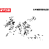 Vue éclatée Ryobi EHG2020LCD 4000444095#01