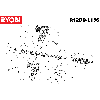 Vue éclatée Ryobi R12DDL13S 5133001801#1#01
