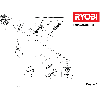 Vue éclatée Ryobi RBC254FSB 4000444105#01
