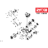 Vue éclatée Ryobi RLM1956MEB 4000444383#01