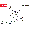 Vue éclatée Ryobi RID18011L 4000444052#01